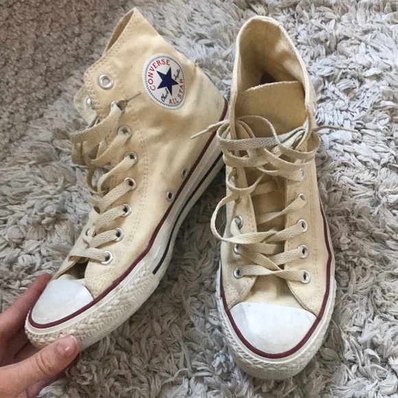 light yellow converse